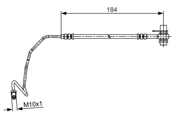BOSCH 1 987 481 534 Brake Hose