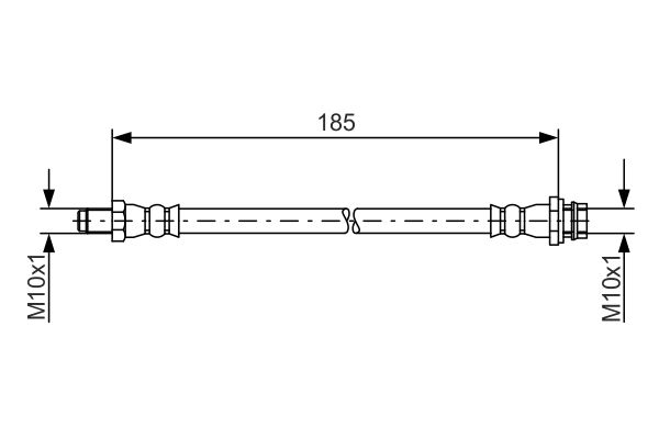 BOSCH 1 987 481 564 Brake Hose