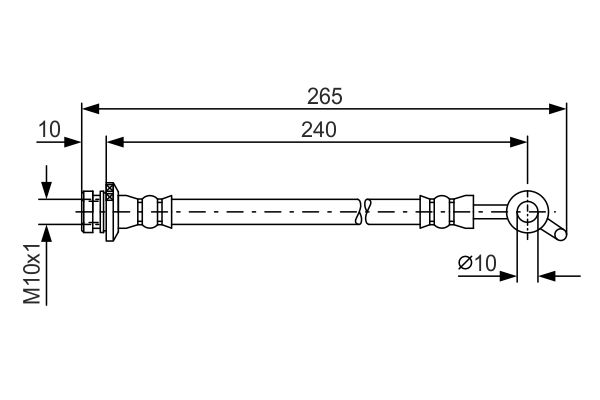 BOSCH 1 987 481 571 Brake Hose