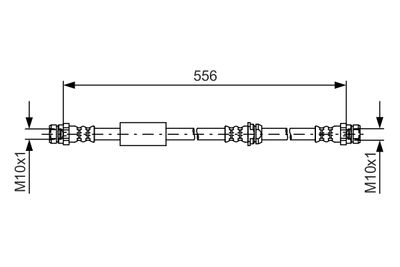Brake Hose BOSCH 1 987 481 593