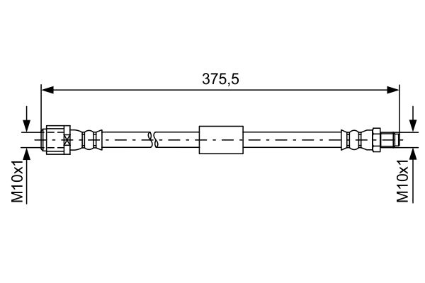 BOSCH 1 987 481 608 Brake Hose