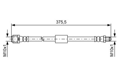 Brake Hose BOSCH 1 987 481 608