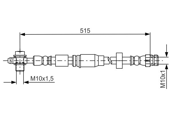 BOSCH 1 987 481 673 Brake Hose