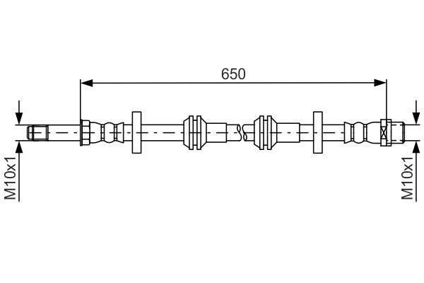 BOSCH 1 987 481 690 Brake Hose