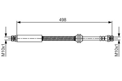 Brake Hose BOSCH 1 987 481 711