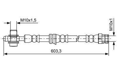 Brake Hose BOSCH 1 987 481 742