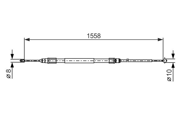 BOSCH 1 987 482 368 Cable Pull, parking brake