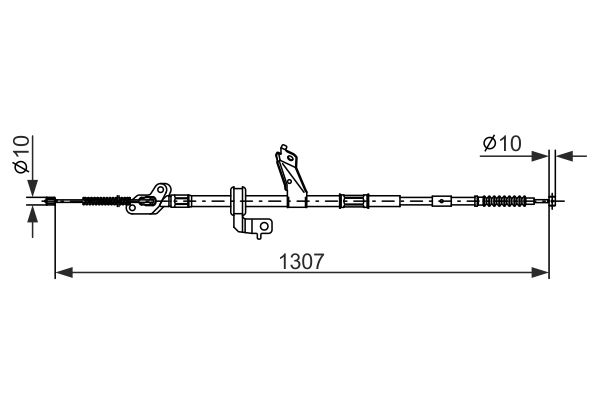 BOSCH 1 987 482 902 Cable Pull, parking brake