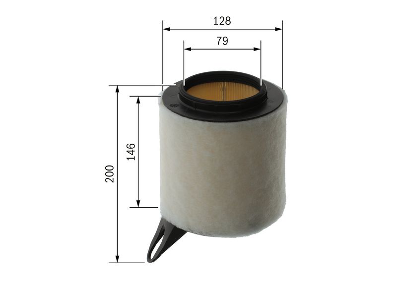 BOSCH F 026 400 018 Air Filter