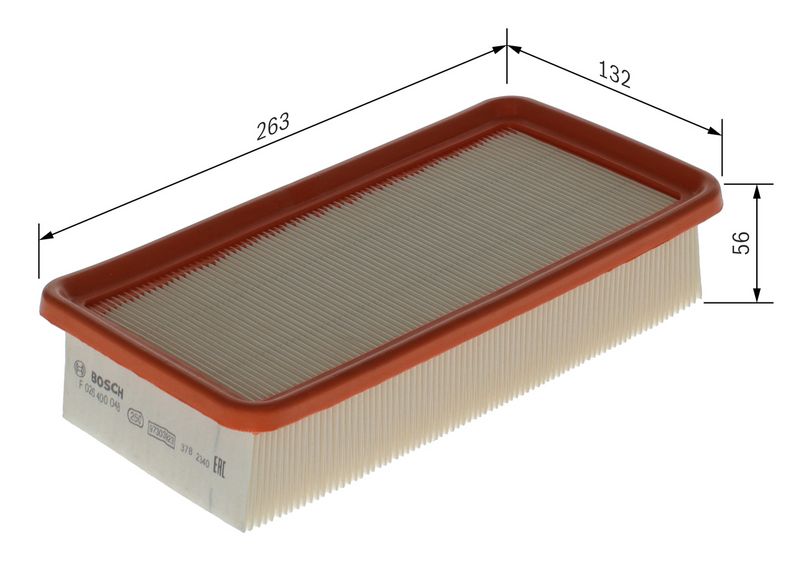 BOSCH F 026 400 048 Air Filter