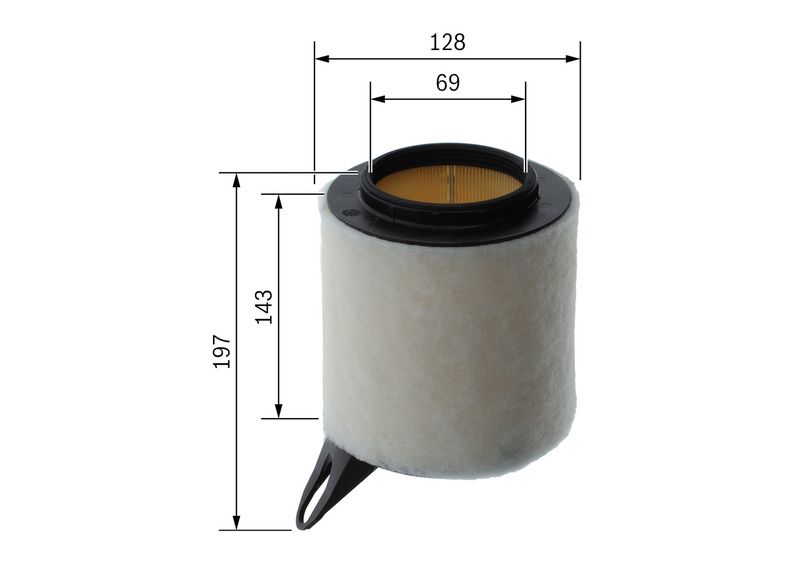 BOSCH F 026 400 095 Air Filter