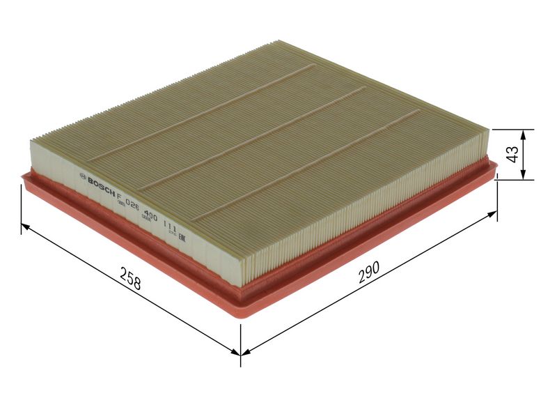BOSCH F 026 400 111 Air Filter