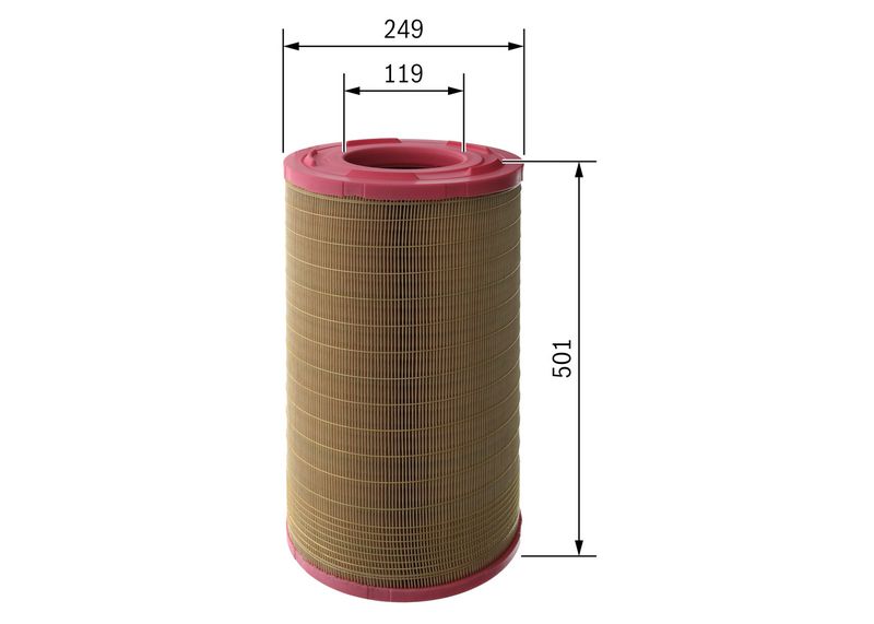 BOSCH F 026 400 184 Air Filter