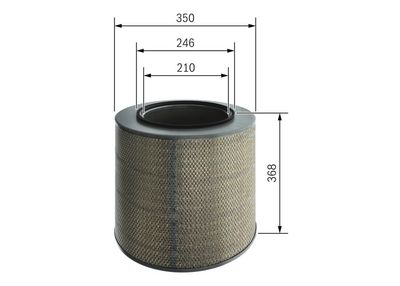 Air Filter BOSCH F 026 400 280