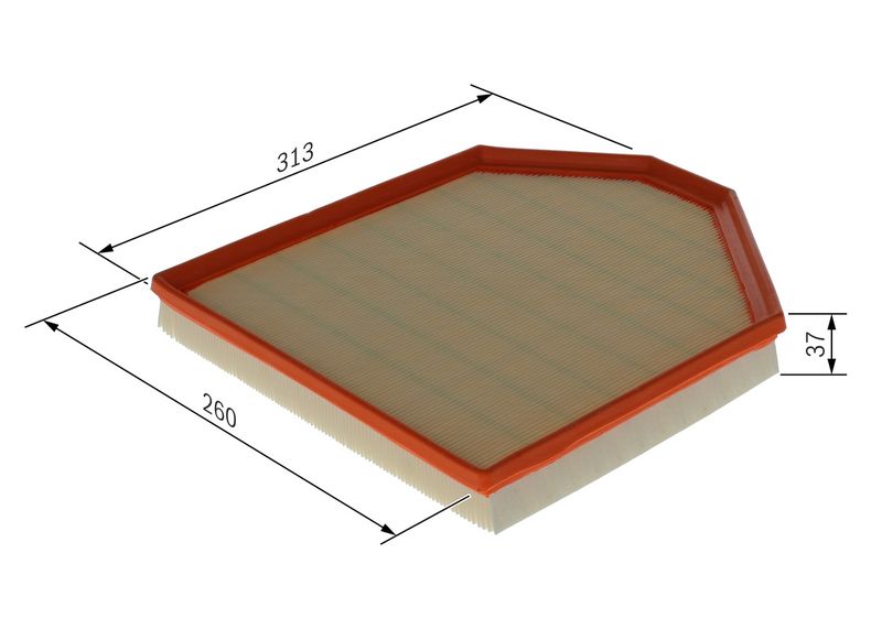 BOSCH F 026 400 447 Air Filter