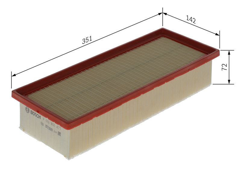 BOSCH F 026 400 471 Air Filter