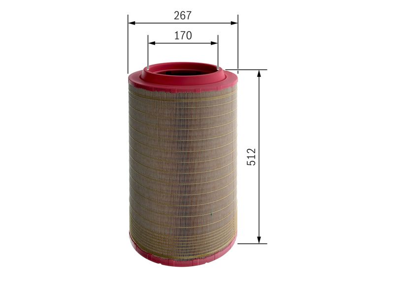BOSCH F 026 400 532 Air Filter