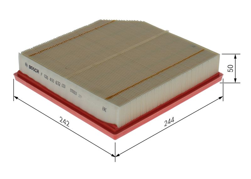 BOSCH F 026 400 632 Air Filter