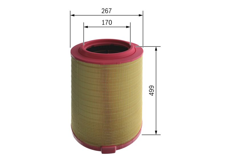 BOSCH F 026 400 641 Air Filter