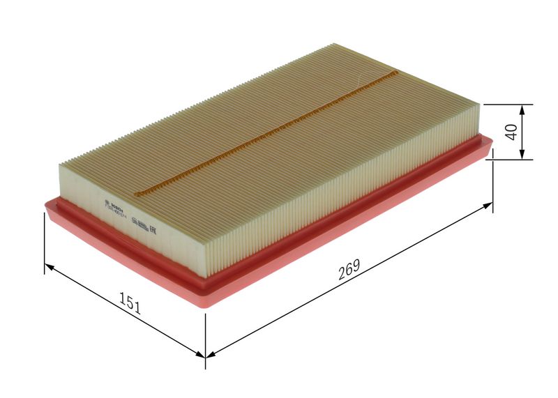 BOSCH F 026 400 674 Air Filter