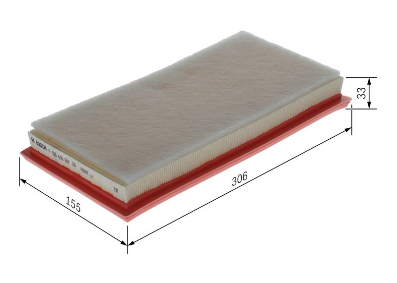 BOSCH F 026 400 687 Air Filter