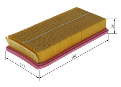 Air Filter BOSCH F 026 400 739