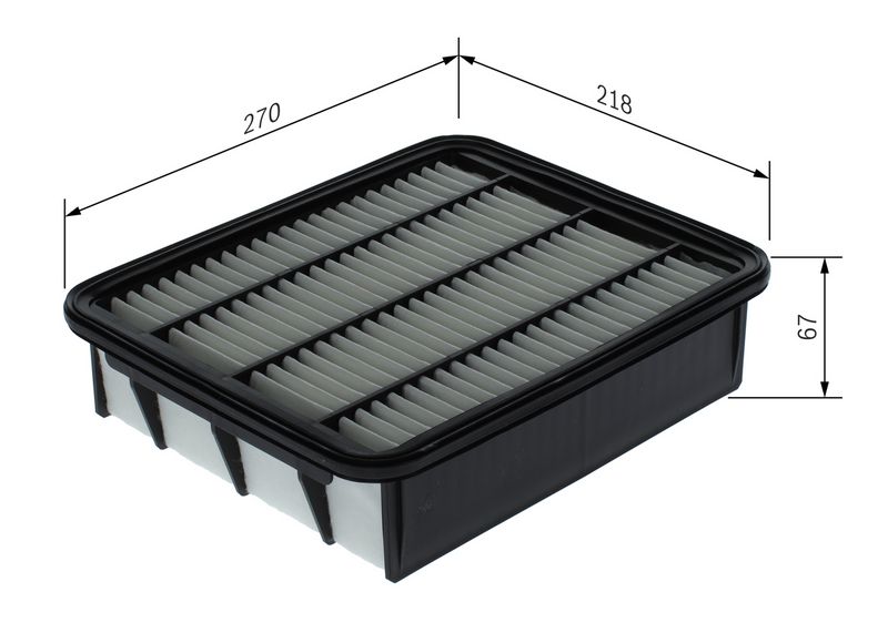 BOSCH F 026 400 740 Air Filter