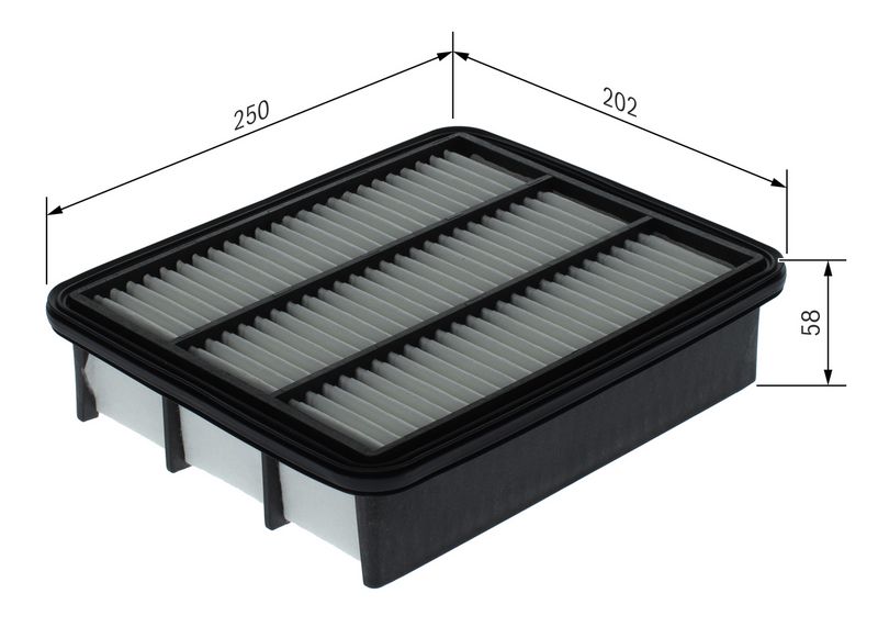 BOSCH F 026 400 744 Air Filter