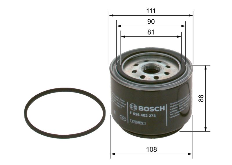 BOSCH F 026 402 273 Fuel Filter