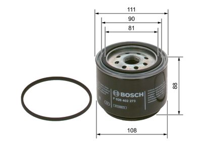 Fuel Filter BOSCH F 026 402 273