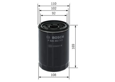 Fuel Filter BOSCH F 026 402 311