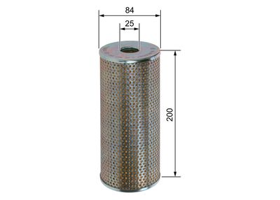 Filter, operating hydraulics BOSCH F 026 407 287