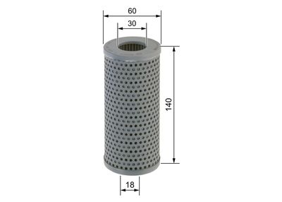 Filter, operating hydraulics BOSCH F 026 407 346