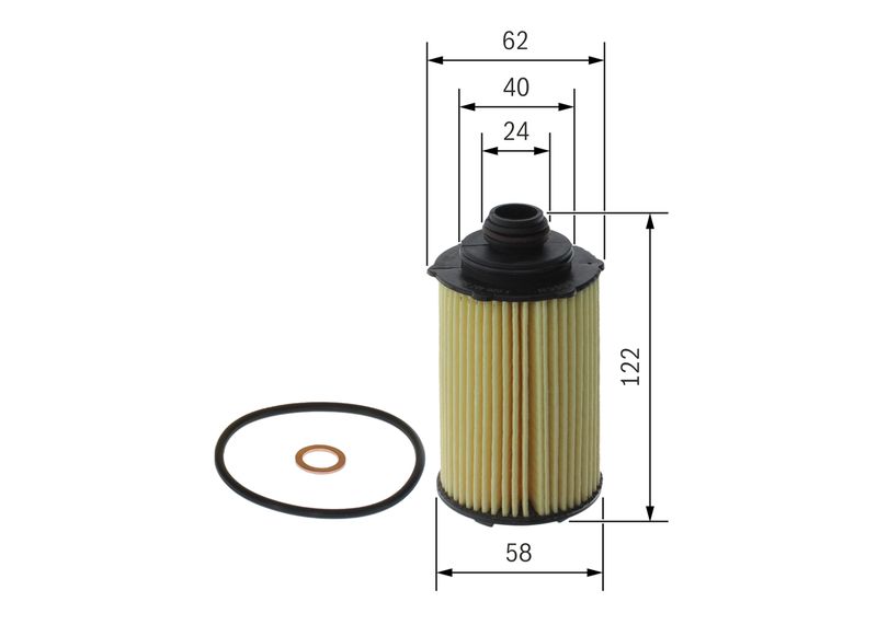 BOSCH F 026 407 348 Oil Filter