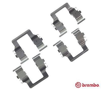 Accessory Kit, disc brake pad BREMBO A 02 201