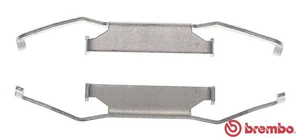 BREMBO A 02 221 Accessory Kit, brake caliper