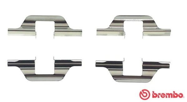 BREMBO A 02 304 Accessory Kit, disc brake pad