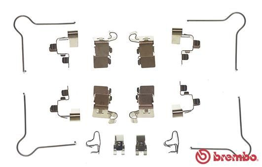 BREMBO A 02 305 Accessory Kit, disc brake pad