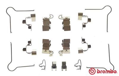 Accessory Kit, disc brake pad BREMBO A 02 305