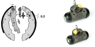 BREMBO H 68 013 Brake Shoe Set