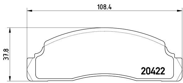 BREMBO P 24 009 Brake Pad Set, disc brake