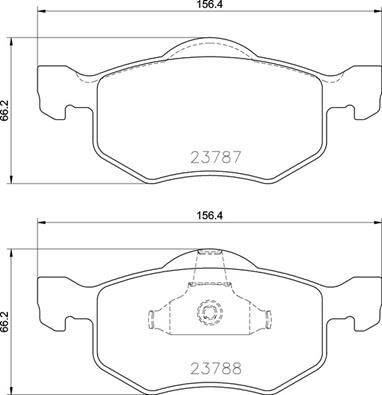 BREMBO P 24 219 Brake Pad Set, disc brake