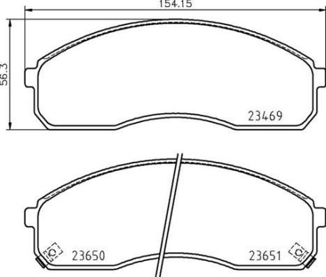 BREMBO P 30 091 Brake Pad Set, disc brake
