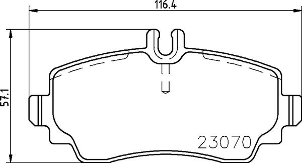BREMBO P 50 047 Brake Pad Set, disc brake