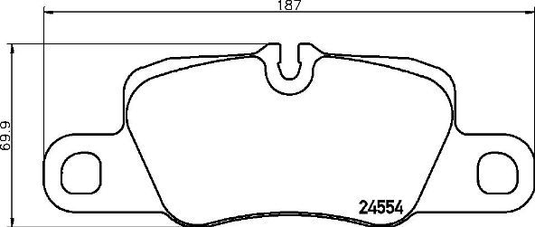 BREMBO P 65 029 Brake Pad Set, disc brake