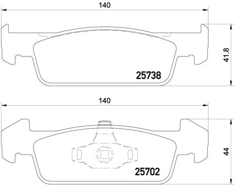 BREMBO P 68 060 Brake Pad Set, disc brake
