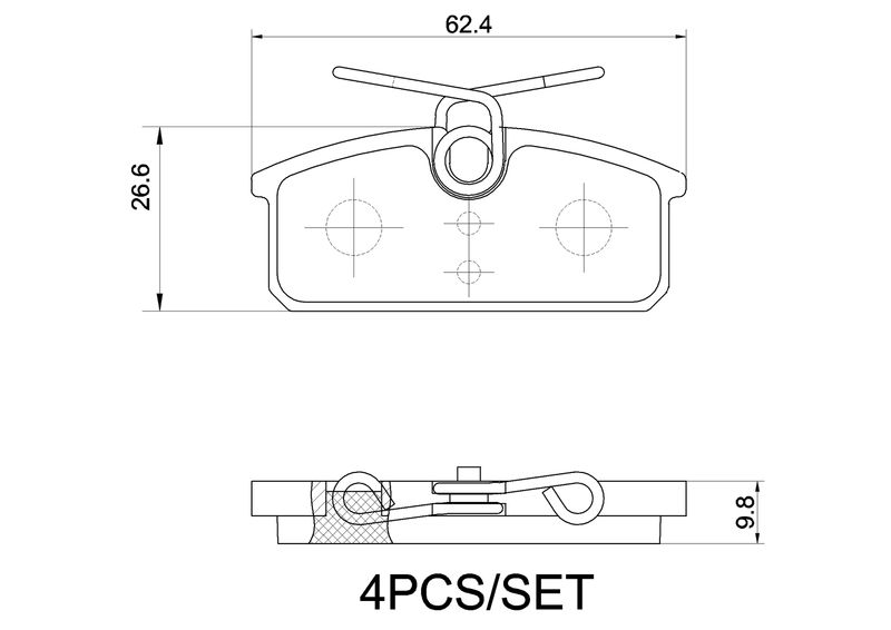 BREMBO P 68 077 Brake Pad Set, disc brake