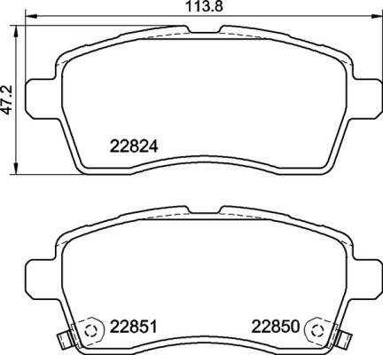BREMBO P 79 037 Brake Pad Set, disc brake