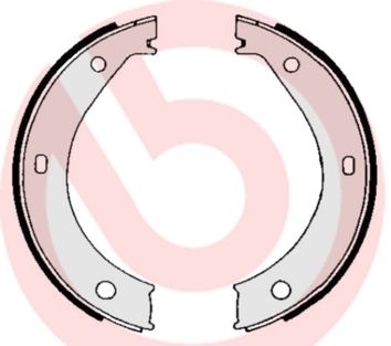 Brake Shoe Set, parking brake BREMBO S 06 503