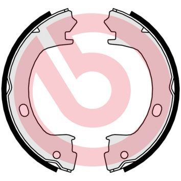 BREMBO S 11 510 Brake Shoe Set, parking brake